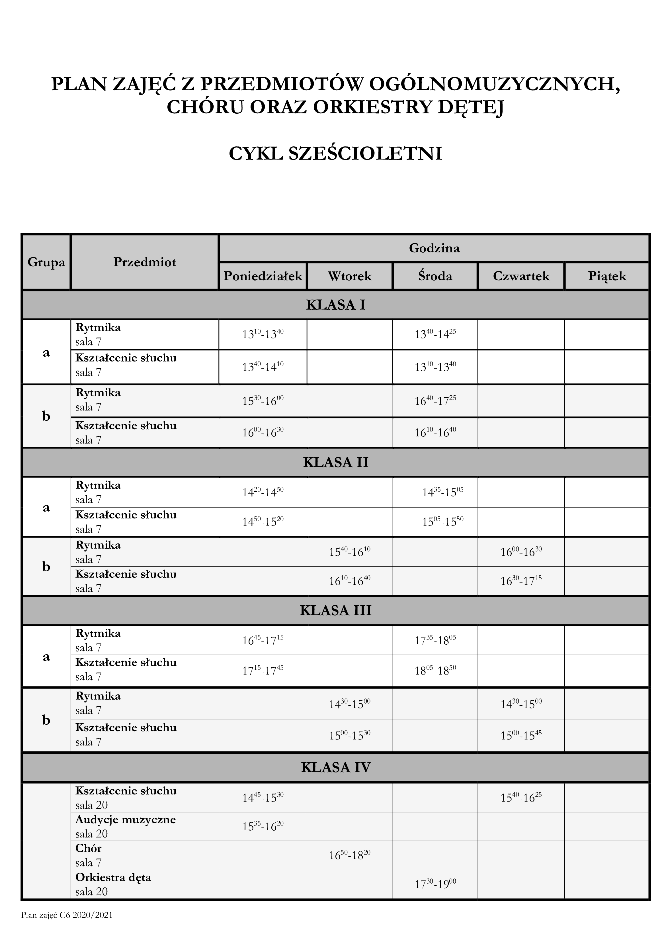Plan Zajec W Zlobku Na Luty Plany zajęć - CPM
